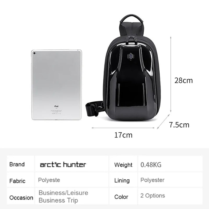 Arctic Hunter Lightweight Waterproof Glossy Chest bag Model Number XB00551 - Tic Tac - backpack