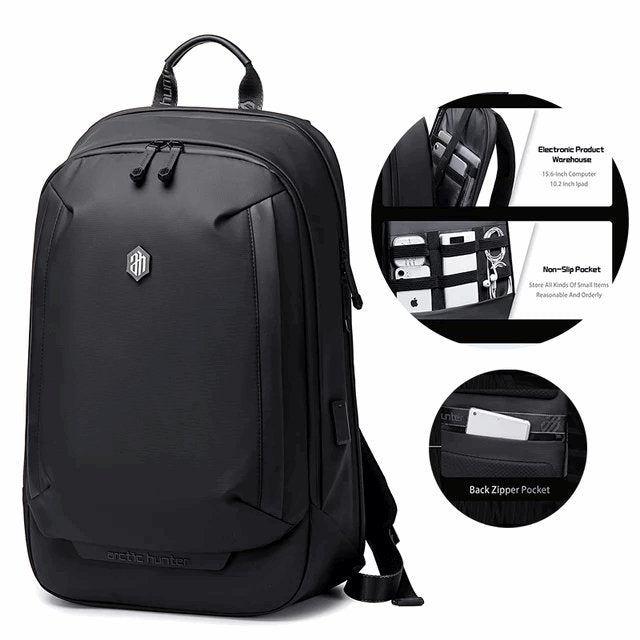 Arctic Hunter Smart Business Backpack B00443 - Tic Tac - backpack