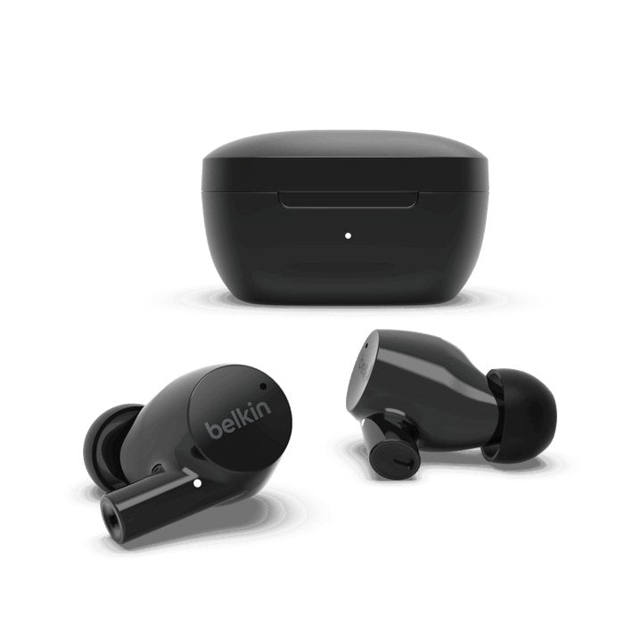 Belkin AUC004btBK SOUNDFORM RISE True Wireless Earbuds, Black - Tic Tac - Earbuds