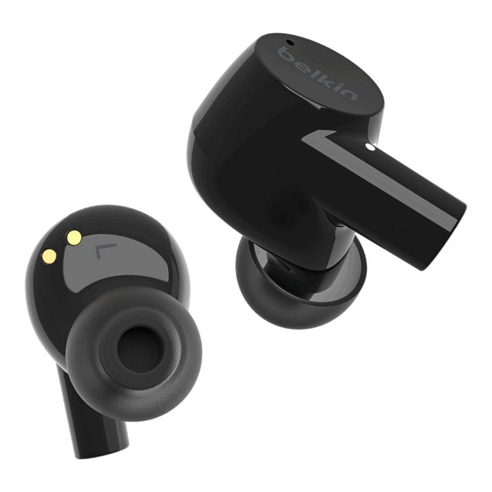 Belkin AUC004btBK SOUNDFORM RISE True Wireless Earbuds, Black - Tic Tac - Earbuds