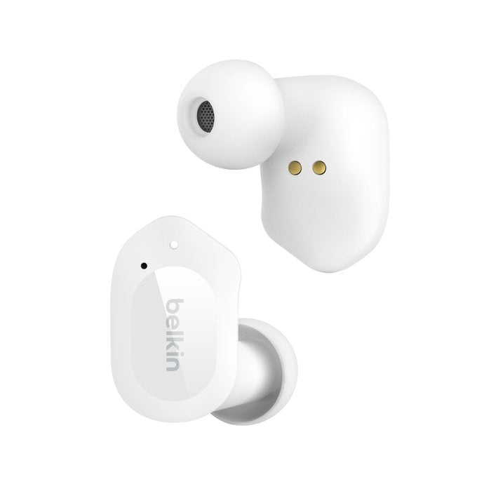 Belkin AUC005btWH SOUNDFORM™ Play True Wireless Earbuds, White - Tic Tac - Earbuds