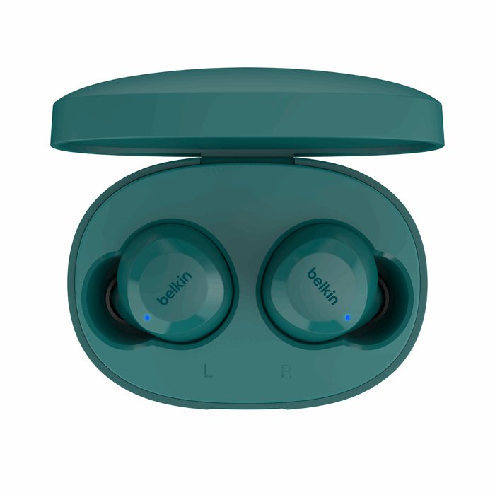 Belkin AUC009btTE SOUNDFORM BOLT True Wireless Earbuds, Teal and White - Tic Tac - Earbuds