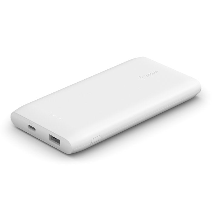 Belkin BPB001btBK 10K USB - C 18W PD Power Bank + USB - C Cable, white - Tic Tac - Power Banks