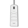 Belkin BSV604af2M 6 - Outlet Surge Protection Strip with 2.4 Amp 2xUSB Charging, 2M Power Cord - Tic Tac - Surge Protection Strip