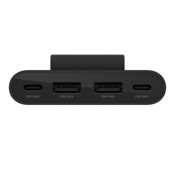 Belkin BUZ001bt2MBKB7 4 - Port USB Power Extender, 2xUSB - C, 2xUSB - A Ports, 2m - Tic Tac - Power Extender