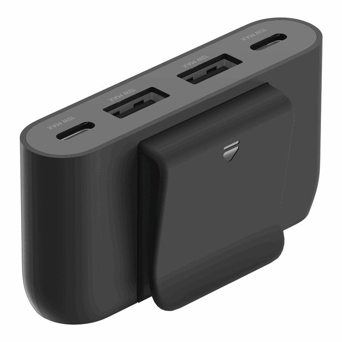 Belkin BUZ001bt2MBKB7 4 - Port USB Power Extender, 2xUSB - C, 2xUSB - A Ports, 2m - Tic Tac - Power Extender