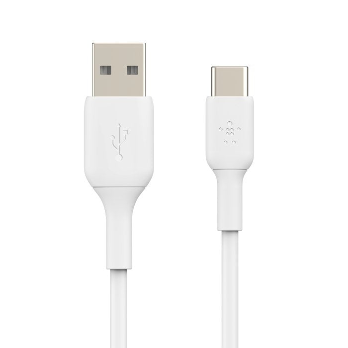 Belkin CAB001bt1MWH USB - C to USB - A Cable (1m / 3.3ft, White) - Tic Tac - CABLE