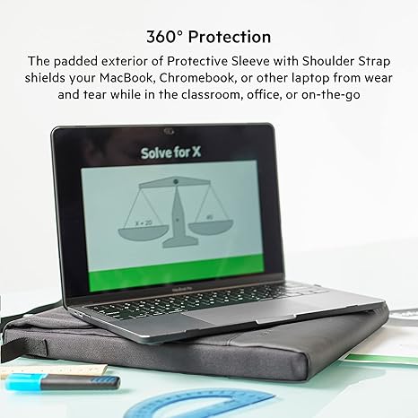 Belkin EDA001 Protective Sleeve with Shoulder Strap, For Laptops 11" to 13" - Tic Tac - Laptop Sleeve Case