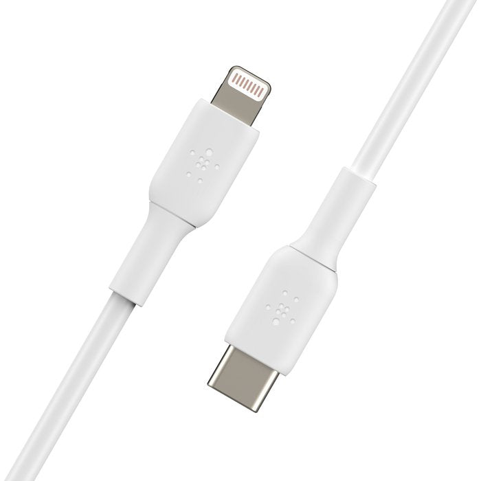 BoostCharge USB - C to Lightning Cable (1m / 3.3ft, White and Black) - Tic Tac - CABLE