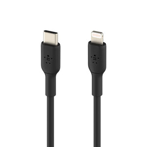 BoostCharge USB - C to Lightning Cable (1m / 3.3ft, White and Black) - Tic Tac - CABLE