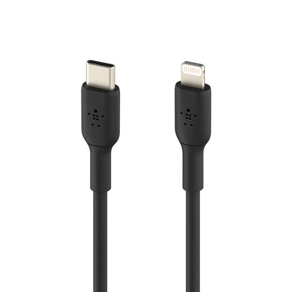 BoostCharge USB - C to Lightning Cable (1m / 3.3ft, White and Black) - Tic Tac - CABLE