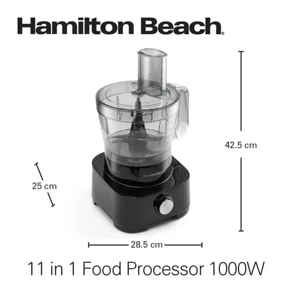 Hamilton Beach 11 In 1 Food Processor 1000W, FP1012 - ME - Tic Tac - Food Mixers