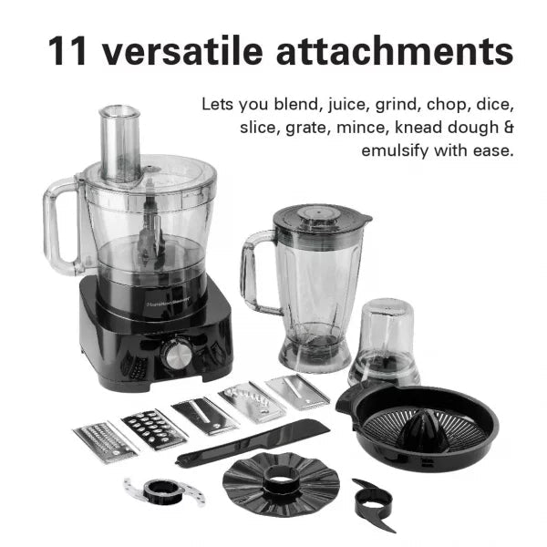 Hamilton Beach 11 In 1 Food Processor 1000W, FP1012 - ME - Tic Tac - Food Mixers