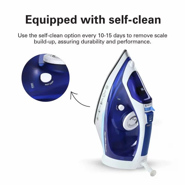 Hamilton Beach Steam Iron Ceramic 2500W, ST3797 - ME - Tic Tac - IRON