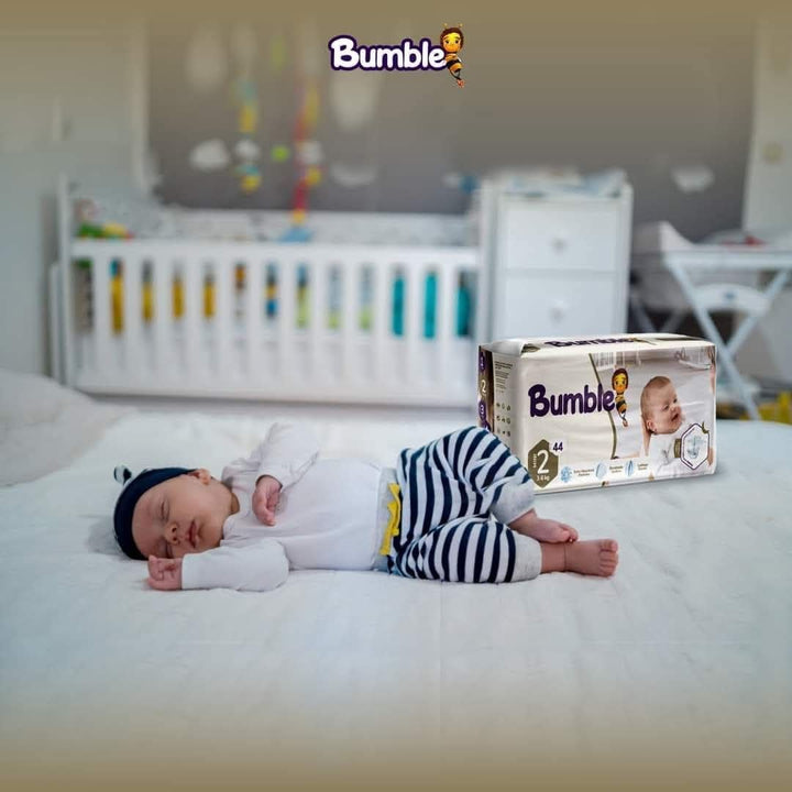 حفاضات بيبي بمبل رقم2 , 44 قطعة من بمبل - Tic Tac - Bumble Baby - Jordan