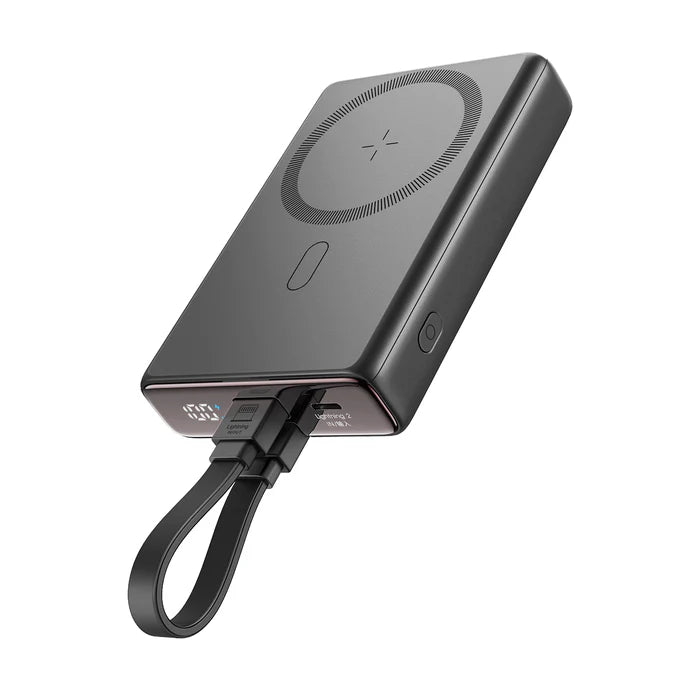 JOYROOM JR - PBM01 20W Power Bank 10000mAh with Built - in Cable&Kickstand JR - PBM01 - Tic Tac - Wireless Chargers