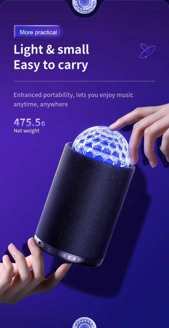 JR - MS01 Maya Series Colorful Ambience Lights Bluetooth speaker - Tic Tac - Speakers