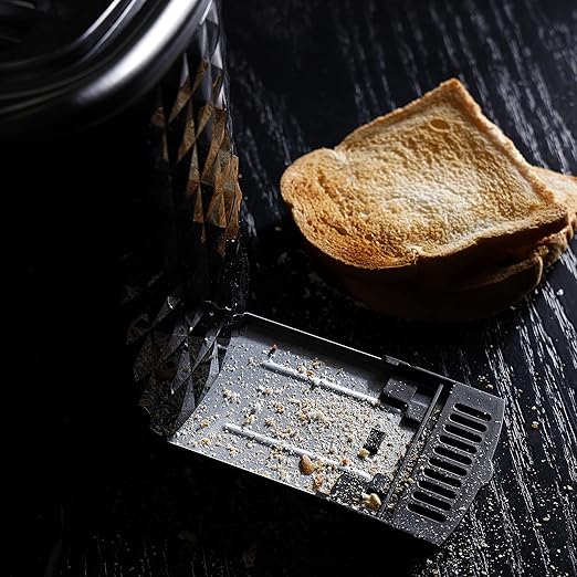 محمصة خبز 850 وات شريحتين مع صينية تجميع فتات الخبز القابلة للإزالة من سيفيرين - 4321 - Tic Tac - Toasters - Jordan