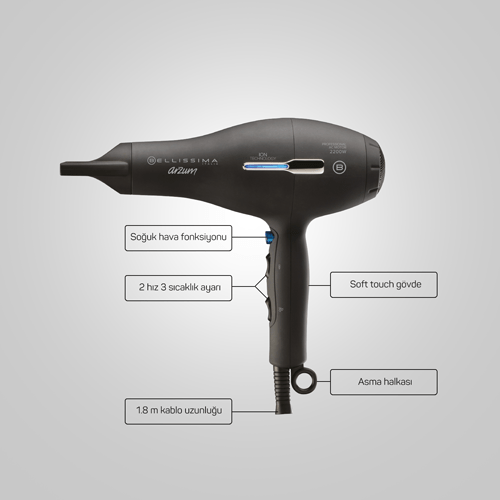 مجفف شعر من ازروم - AR5003 - Tic Tac - Hair Dryer - Jordan