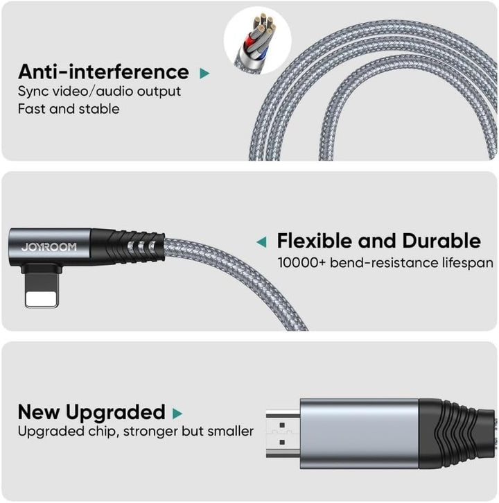 Model: SY - 35L1 Lightning to HDMI 4K adapter connector cable - Tic Tac - Audio