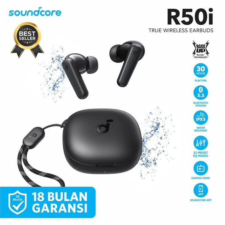 R50i سماعة انكر - A3949H12 - Tic Tac - Soundcore - Jordan