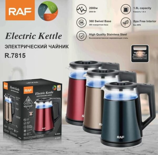 RAF Glass Kettle 1.8L - Tic Tac - Kettle