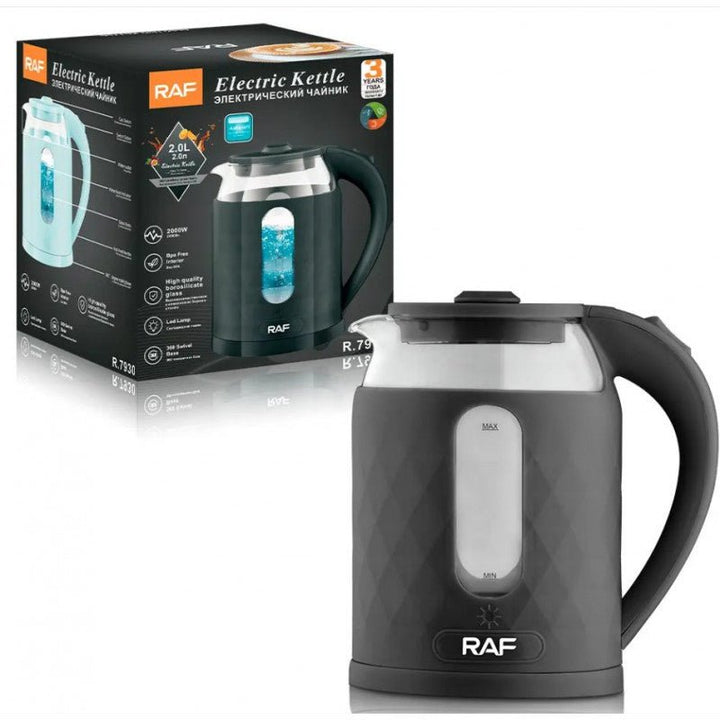 RAF Glass Kettle 2L - Tic Tac - Kettle