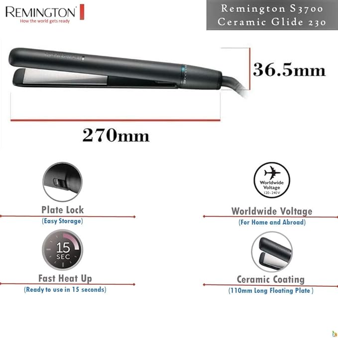 Remington straightener S 3700 - Tic Tac - Hair Straighteners