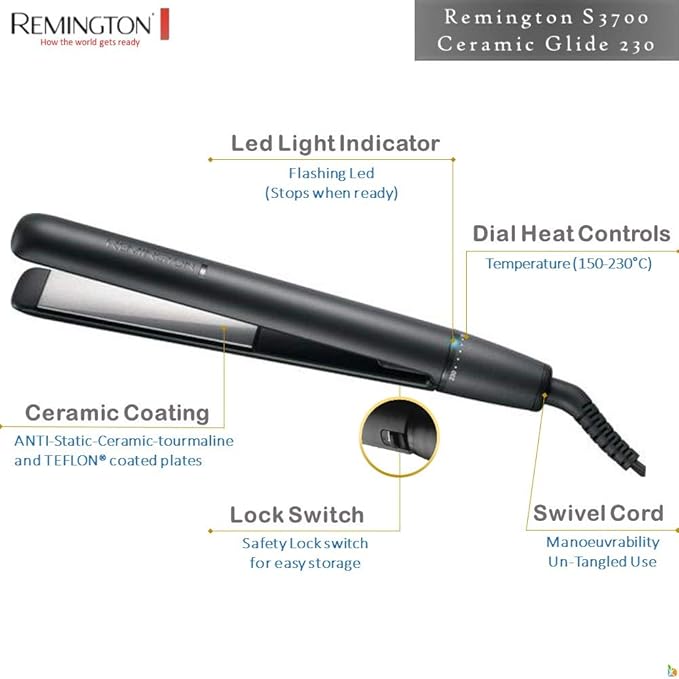 Remington straightener S 3700 - Tic Tac - Hair Straighteners