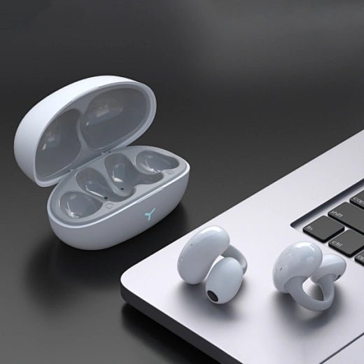 سماعات أذن بلوتوث لاسلكية من ويو T17 بصوت ستيريو مع علبة شحن - Tic Tac - Earbuds - Jordan