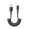 USB - A to Type - C / USB - A to iPhone Coiled Data Cable - Tic Tac - CABLE