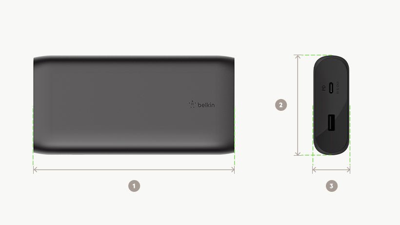 USB - C PD Power Bank 20K - Tic Tac - Bower Banks