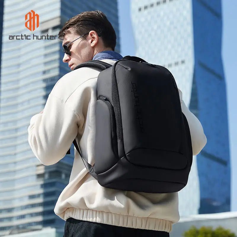 USB Charger men's Backpack Smart Laptop Backpack Bag Model Number B00554 - Tic Tac - backpack