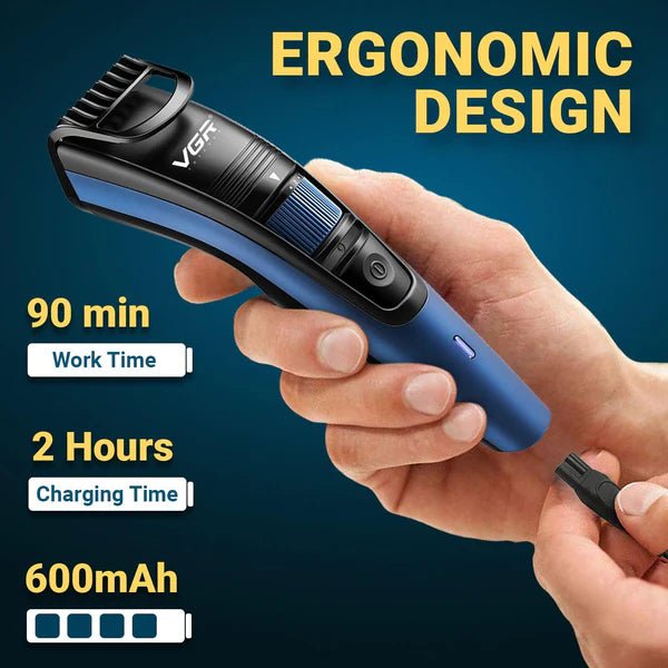 VGR V - 052 Cordless Hair & Beard Trimmer - Tic Tac - Cordless Hair & Beard Trimmer