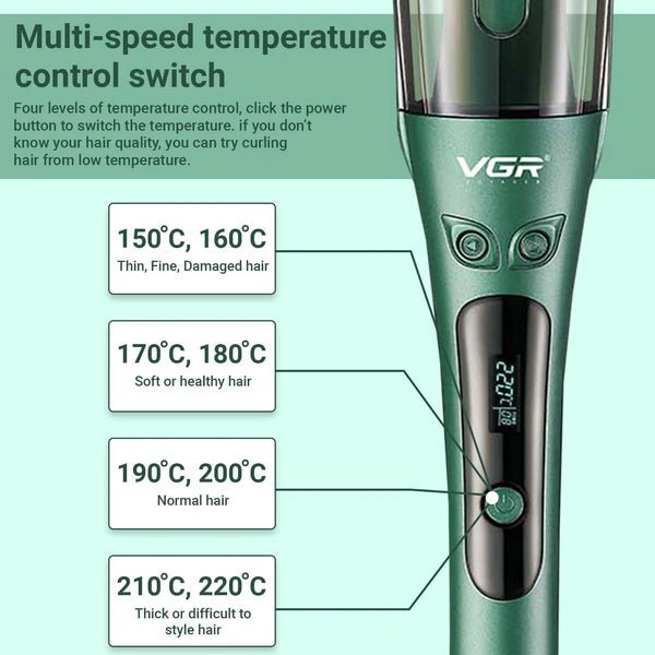 VGR V - 583 Automatic Hair Curler For Women - Tic Tac - Hair Curlers