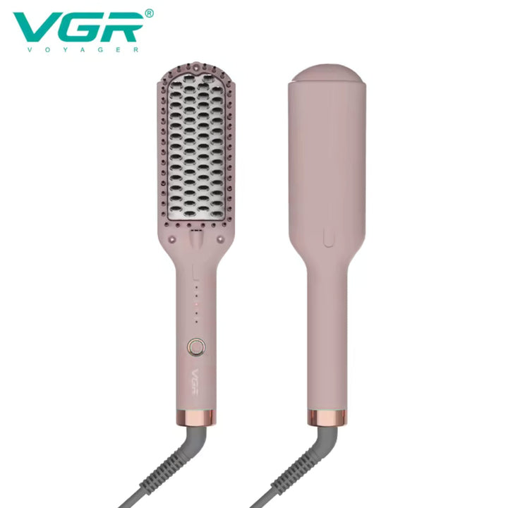 VGR V - 592 Hair Straightening Brush 59W, Hair Straightening Comb For Women - Tic Tac - Hair Dryers