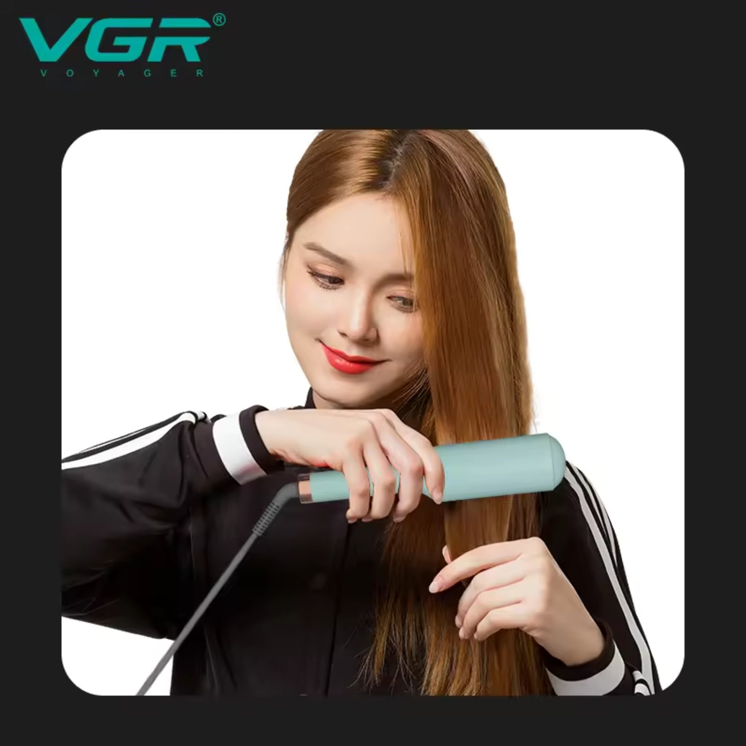 VGR V - 592 Hair Straightening Brush 59W, Hair Straightening Comb For Women - Tic Tac - Hair Dryers