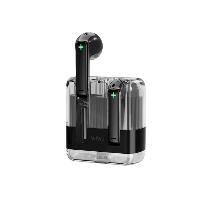 WIWU Bluetooth earphones T21 TWS black - Tic Tac - Earbuds